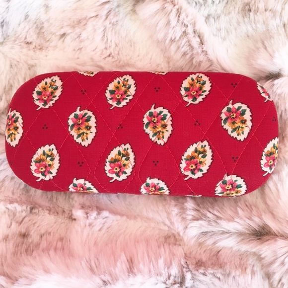 Vera Bradley Bright Red Eyeglasses Case - Picture 5 of 8